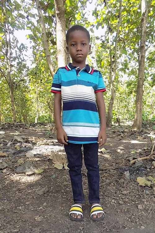 An unsponsored boy named David from Togo who lives in an AIDS-affected area, is vulnerable to exploitation and has waited 188 days for a sponsor.
