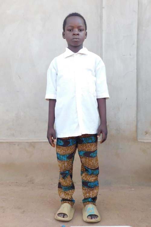 An unsponsored boy named Jacob from Togo who lives in an AIDS-affected area, is vulnerable to exploitation and has waited 256 days for a sponsor.