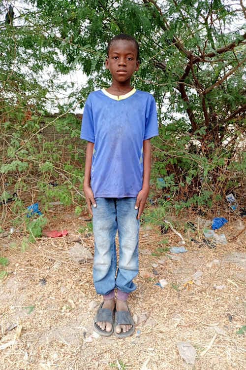An unsponsored boy named Djamal from Burkina Faso who lives in an AIDS-affected area, is vulnerable to exploitation and has waited 541 days for a sponsor.