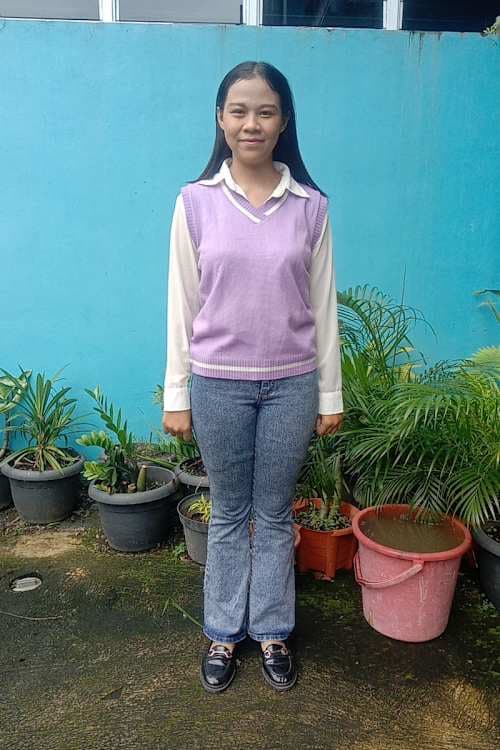 An unsponsored girl named Meta from Indonesia who has waited 508 days for a sponsor.