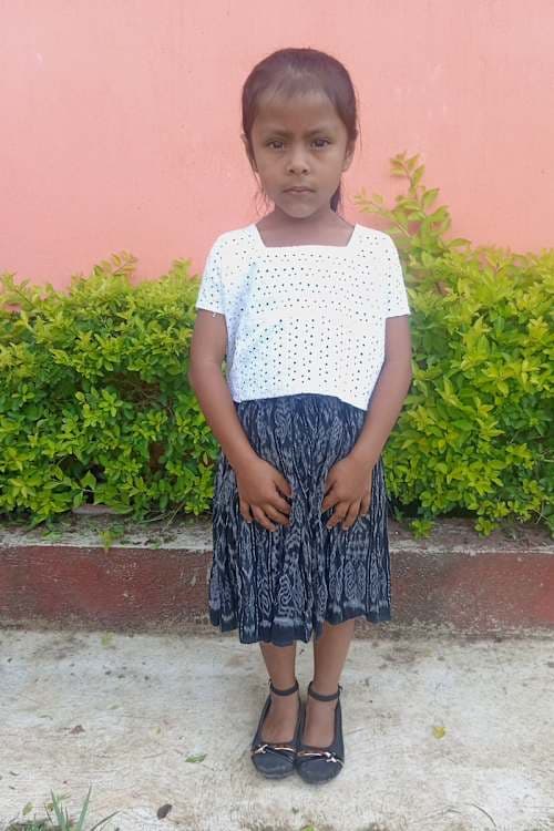An unsponsored girl named Estrella from Guatemala who has waited 582 days for a sponsor.