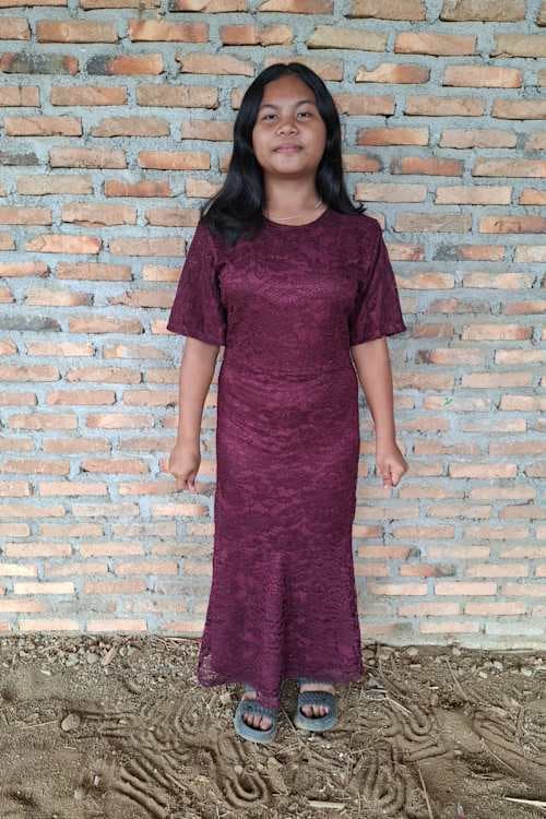 An unsponsored girl named Natalia from Indonesia who has waited 345 days for a sponsor.