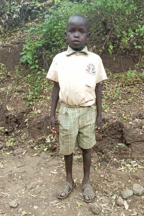 An unsponsored boy named Sain from Uganda who lives in an AIDS-affected area, is vulnerable to exploitation and has waited 392 days for a sponsor.