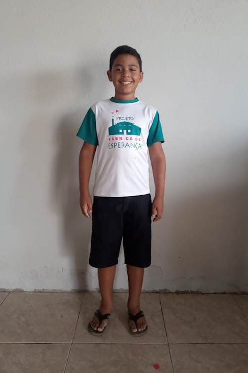 An unsponsored boy named Ryan from Brazil who has waited 574 days for a sponsor.