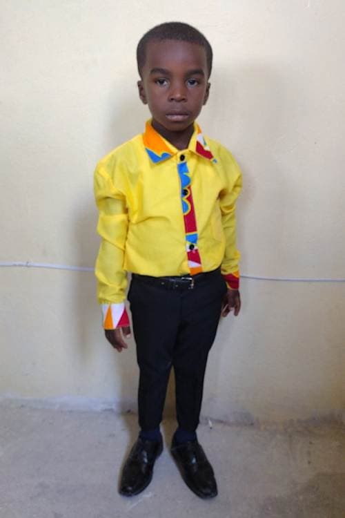 An unsponsored boy named Gedeon from Haiti who is vulnerable to exploitation and has waited 730 days for a sponsor.