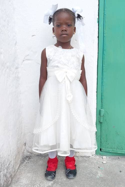 An unsponsored girl named Thea from Haiti who is vulnerable to exploitation and has waited 786 days for a sponsor.