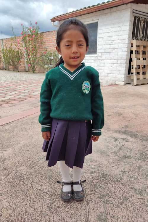 An unsponsored girl named Marisabel from Ecuador who has waited 495 days for a sponsor.