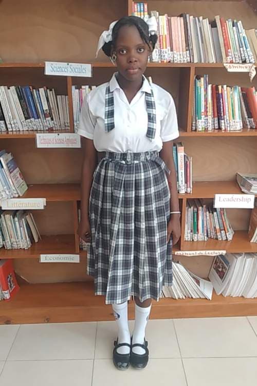 An unsponsored girl named Dawenska from Haiti who is vulnerable to exploitation and has waited 612 days for a sponsor.