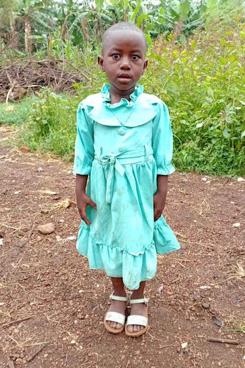 An unsponsored girl named Kezia from Rwanda who lives in an AIDS-affected area, is vulnerable to exploitation and has waited 498 days for a sponsor.