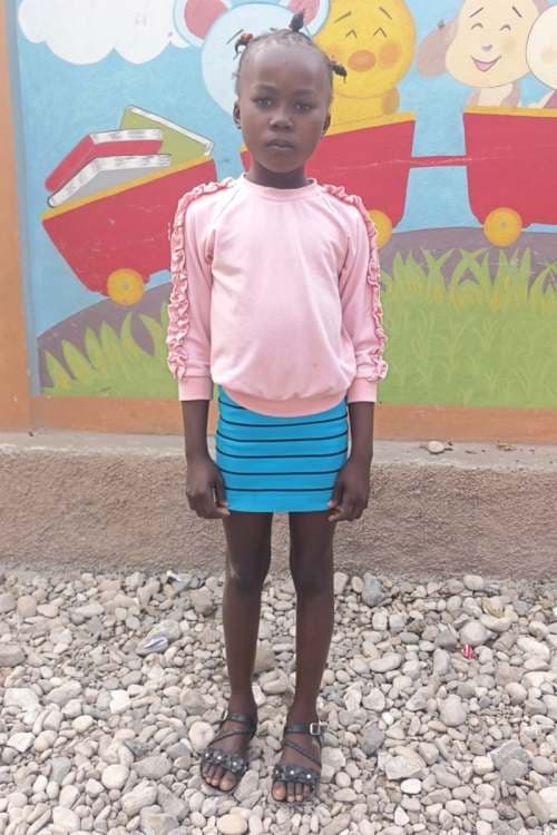 An unsponsored girl named Cia from Haiti who is vulnerable to exploitation and has waited 777 days for a sponsor.