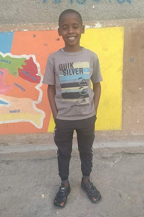 An unsponsored boy named Laicen from Haiti who is vulnerable to exploitation and has waited 800 days for a sponsor.