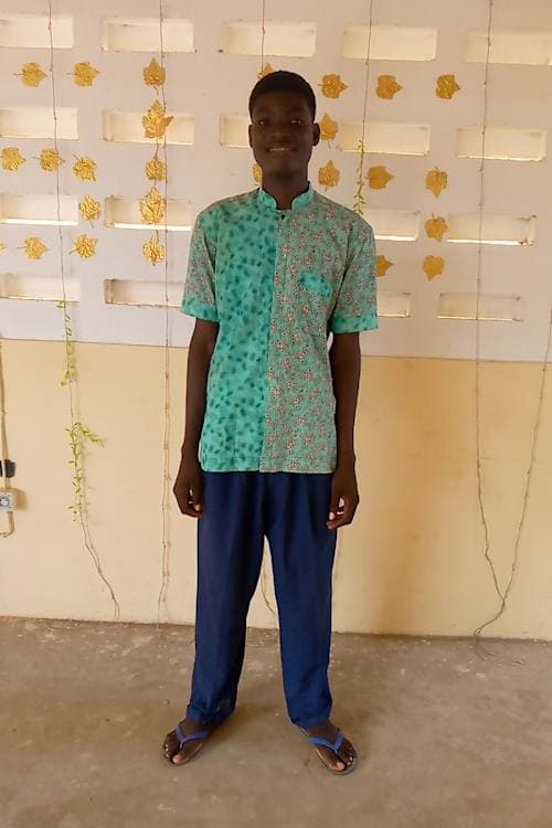 An unsponsored boy named Isaac from Togo who lives in an AIDS-affected area, is vulnerable to exploitation and has waited 350 days for a sponsor.