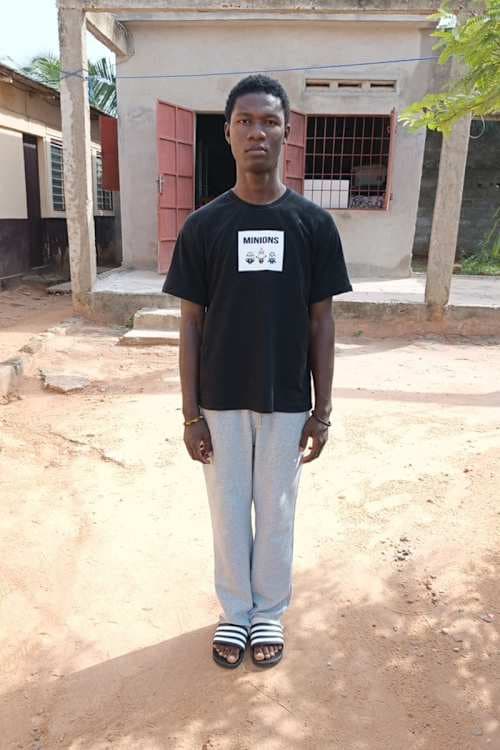 An unsponsored boy named Ayatoollahi from Togo who lives in an AIDS-affected area, is vulnerable to exploitation and has waited 350 days for a sponsor.