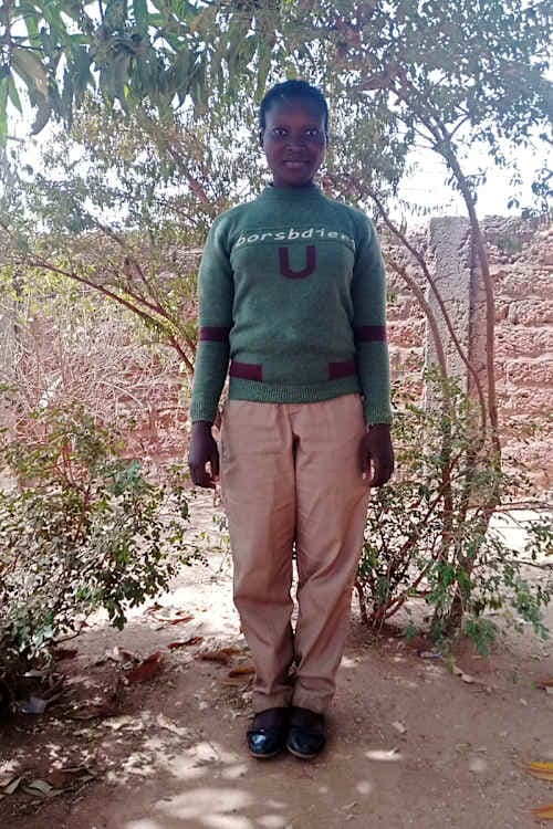 An unsponsored girl named Epiphanie from Burkina Faso who lives in an AIDS-affected area, is vulnerable to exploitation and has waited 389 days for a sponsor.