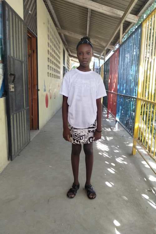 An unsponsored girl named Presline from Haiti who is vulnerable to exploitation and has waited 501 days for a sponsor.