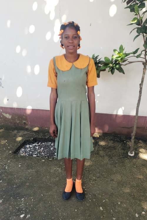 An unsponsored girl named Stasha from Haiti who is vulnerable to exploitation and has waited 521 days for a sponsor.