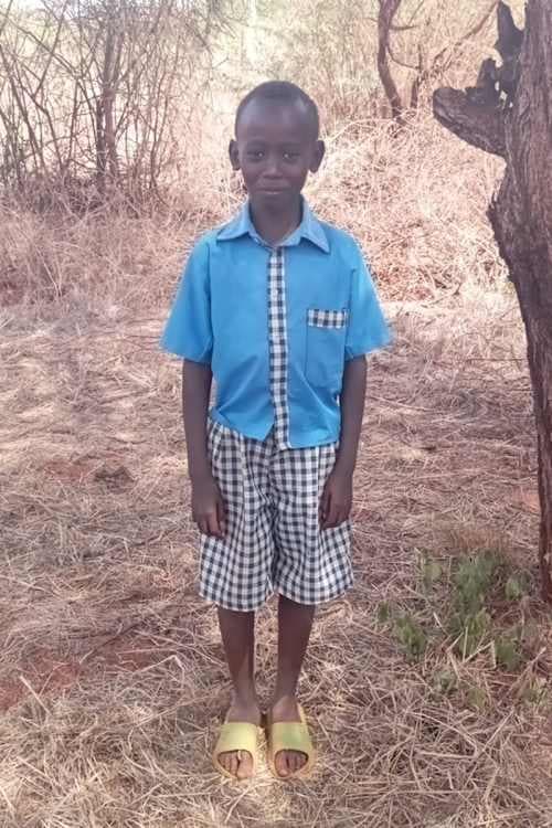 An unsponsored boy named Wambua from Kenya who lives in an AIDS-affected area and has waited 503 days for a sponsor.