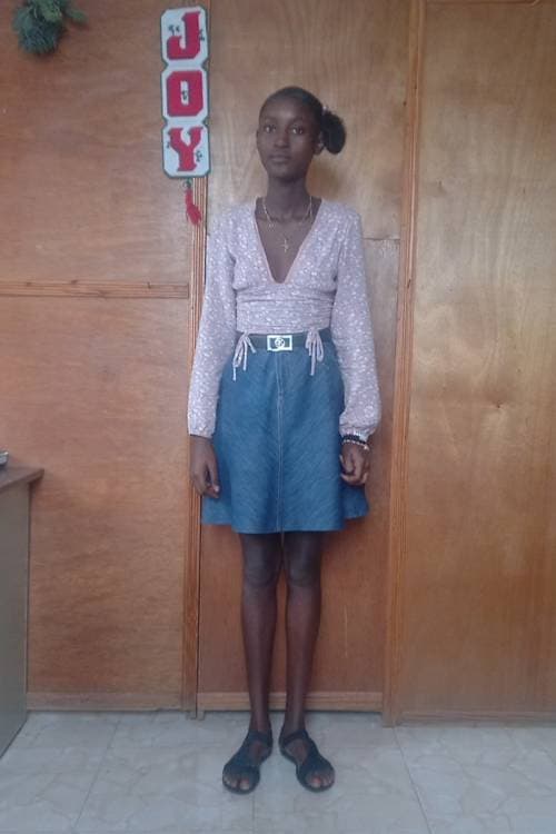 An unsponsored girl named Leynika from Haiti who is vulnerable to exploitation and has waited 497 days for a sponsor.