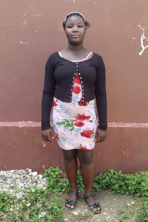 An unsponsored girl named Esther from Haiti who is vulnerable to exploitation and has waited 762 days for a sponsor.