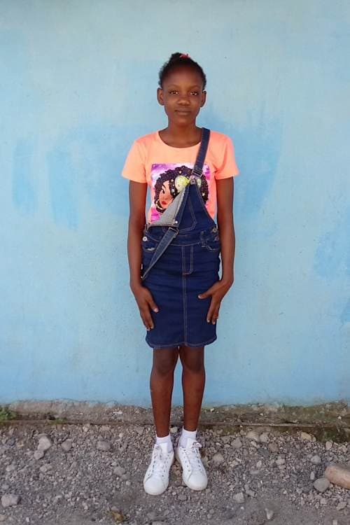 An unsponsored girl named Renailove from Haiti who is vulnerable to exploitation and has waited 430 days for a sponsor.