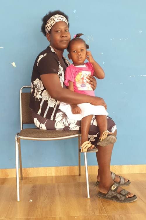 An unsponsored girl named Mama from Haiti who is vulnerable to exploitation and has waited 648 days for a sponsor.