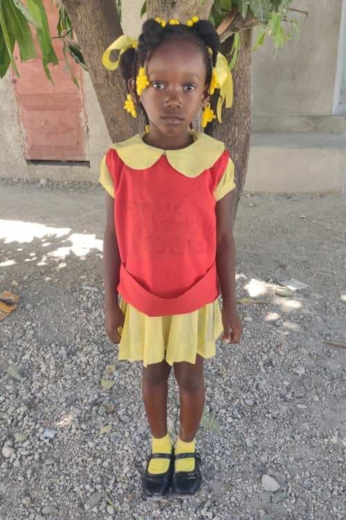 An unsponsored girl named Milie from Haiti who is vulnerable to exploitation and has waited 638 days for a sponsor.