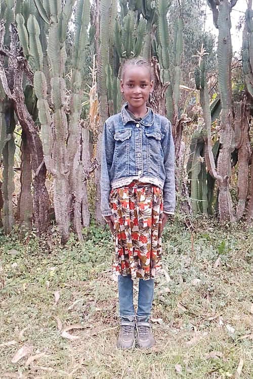 An unsponsored girl named Chaltu from Ethiopia who lives in an AIDS-affected area, is vulnerable to exploitation and has waited 439 days for a sponsor.