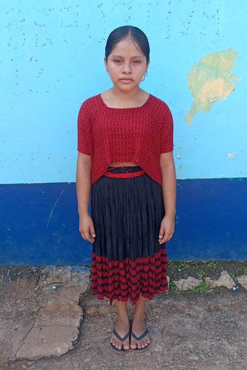 An unsponsored girl named Mabi from Guatemala who has waited 460 days for a sponsor.
