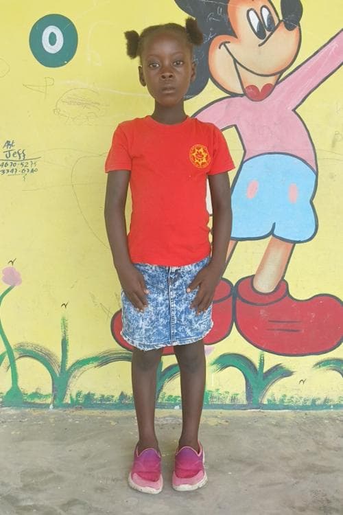 An unsponsored girl named Lorene from Haiti who is vulnerable to exploitation and has waited 315 days for a sponsor.