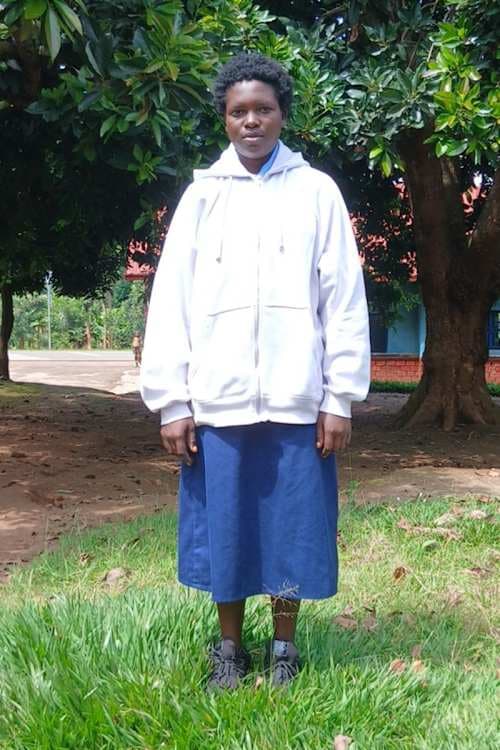 An unsponsored girl named Velentine from Rwanda who lives in an AIDS-affected area, is vulnerable to exploitation and has waited 428 days for a sponsor.