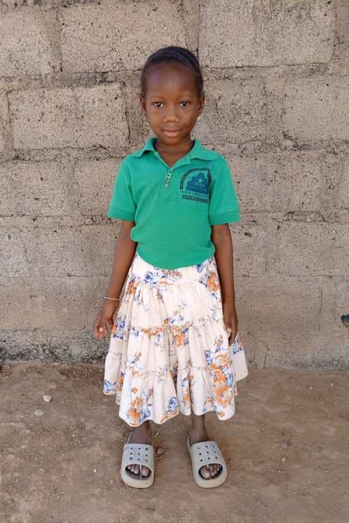 An unsponsored girl named Adora from Burkina Faso who lives in an AIDS-affected area, is vulnerable to exploitation and has waited 455 days for a sponsor.