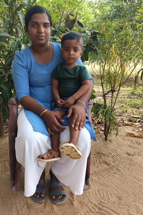 An unsponsored boy named Varni from Sri Lanka who has waited 638 days for a sponsor.