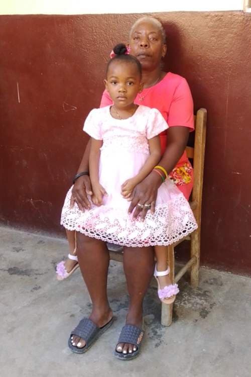 An unsponsored girl named Mama from Haiti who is vulnerable to exploitation and has waited 656 days for a sponsor.