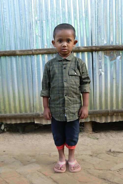 An unsponsored boy named Rudra from Bangladesh who is vulnerable to exploitation and has waited 745 days for a sponsor.
