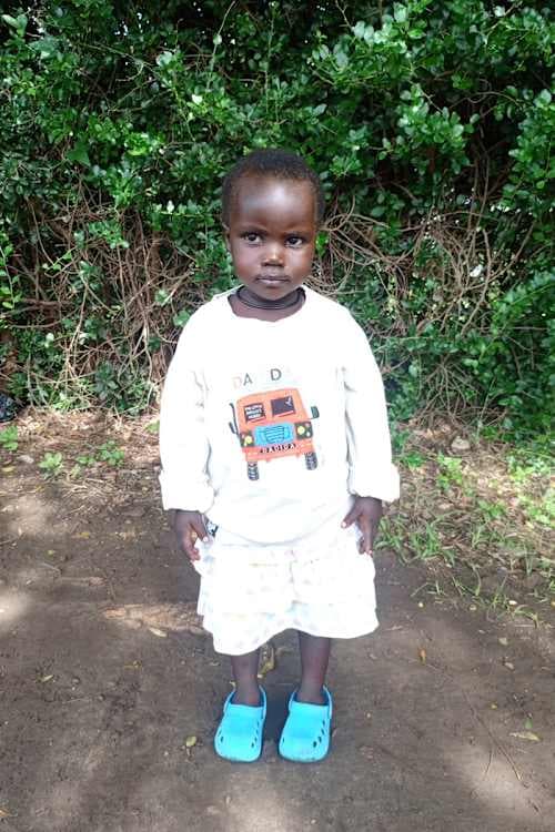 An unsponsored girl named Lolem from Uganda who lives in an AIDS-affected area, is vulnerable to exploitation and has waited 575 days for a sponsor.