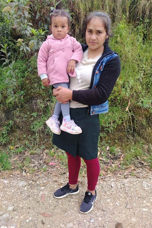 An unsponsored girl named Aryana from Peru who has waited 613 days for a sponsor.