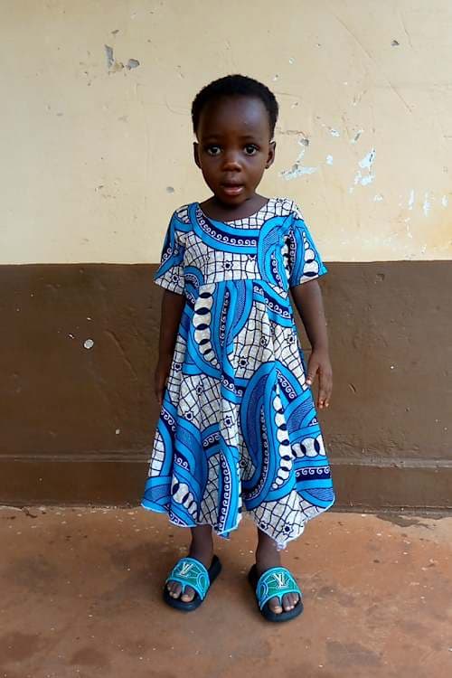 An unsponsored girl named Ablavi from Togo who lives in an AIDS-affected area, is vulnerable to exploitation and has waited 583 days for a sponsor.