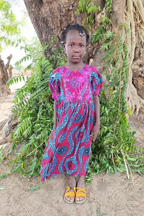 An unsponsored girl named Rihanata from Burkina Faso who lives in an AIDS-affected area, is vulnerable to exploitation and has waited 609 days for a sponsor.
