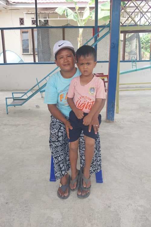 An unsponsored boy named Gavin from Indonesia who has waited 612 days for a sponsor.