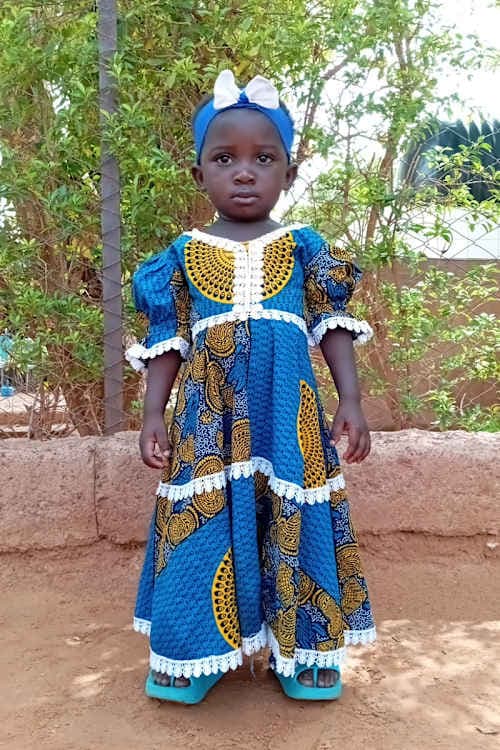 An unsponsored girl named Balkissa from Burkina Faso who lives in an AIDS-affected area, is vulnerable to exploitation and has waited 603 days for a sponsor.