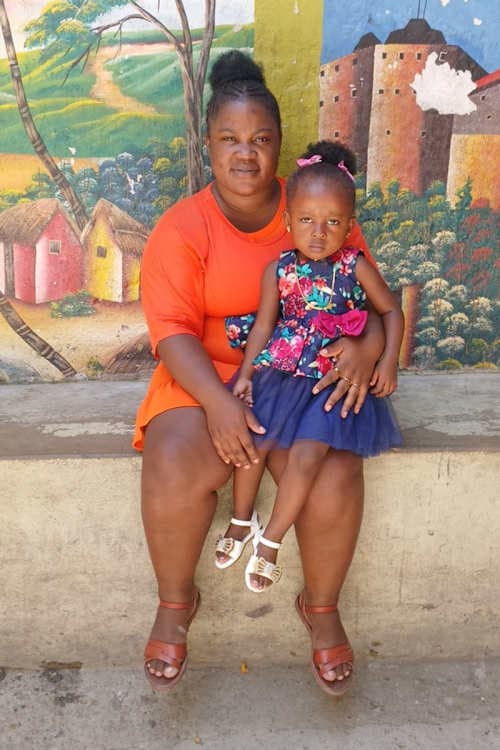 An unsponsored girl named Faneidjy from Haiti who is vulnerable to exploitation and has waited 586 days for a sponsor.