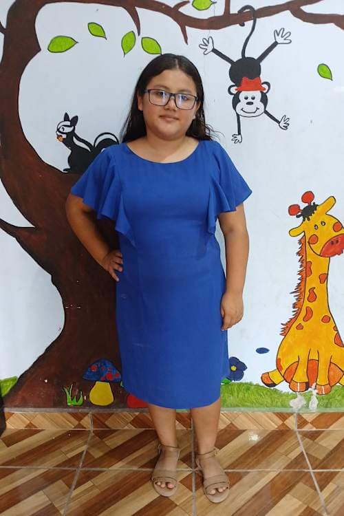 An unsponsored girl with special needs named Yesi from Honduras who has waited 734 days for a sponsor.