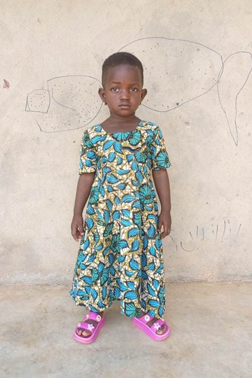 An unsponsored girl named Pikedinam from Togo who lives in an AIDS-affected area, is vulnerable to exploitation and has waited 623 days for a sponsor.