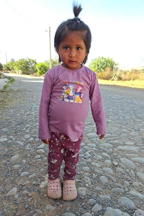 An unsponsored girl named Daniela from Bolivia who has waited 589 days for a sponsor.