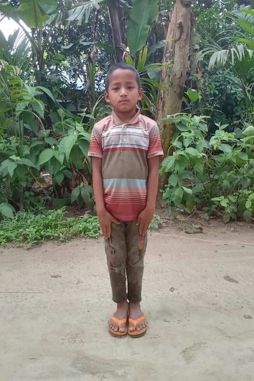 An unsponsored boy named Biswas from Bangladesh who is vulnerable to exploitation and has waited 534 days for a sponsor.
