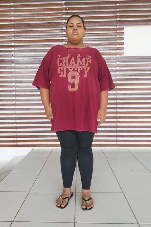 An unsponsored girl named Thaynara from Brazil who has waited 614 days for a sponsor.