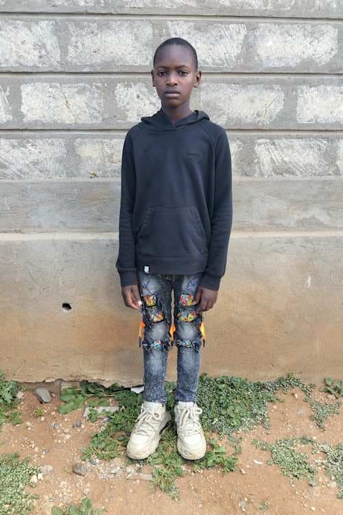 An unsponsored boy named Max from Kenya who lives in an AIDS-affected area and has waited 589 days for a sponsor.