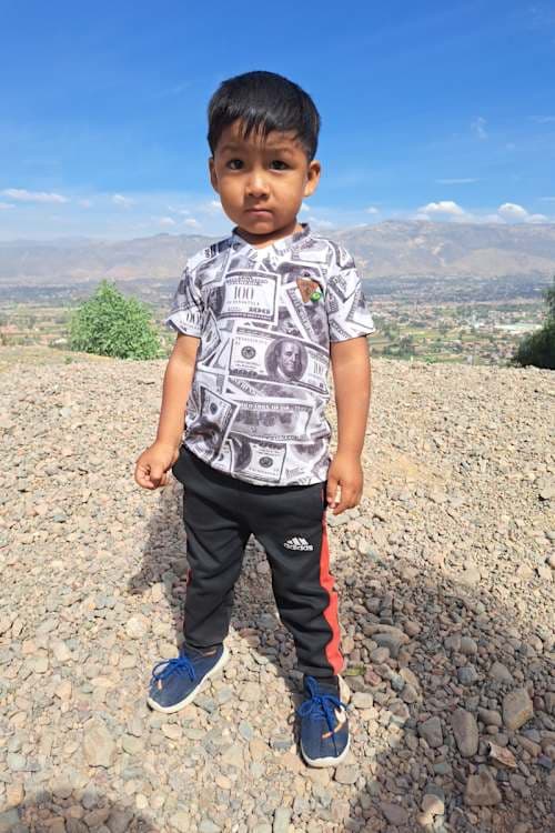 An unsponsored boy named Ivar from Bolivia who has waited 611 days for a sponsor.