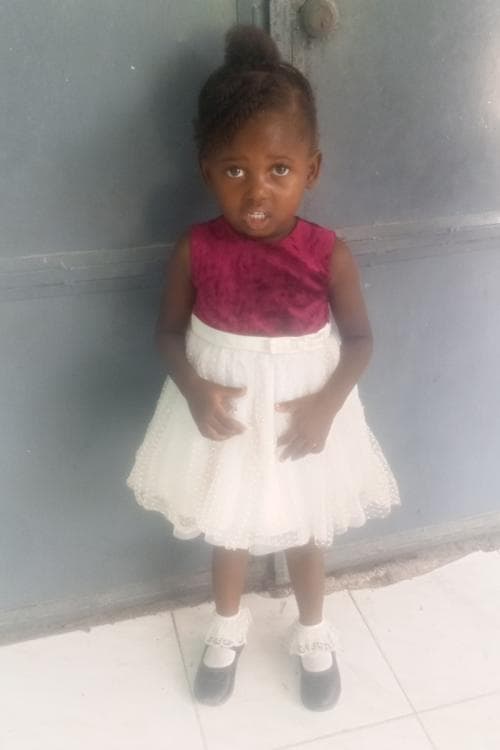 An unsponsored girl named Odera from Haiti who is vulnerable to exploitation and has waited 577 days for a sponsor.