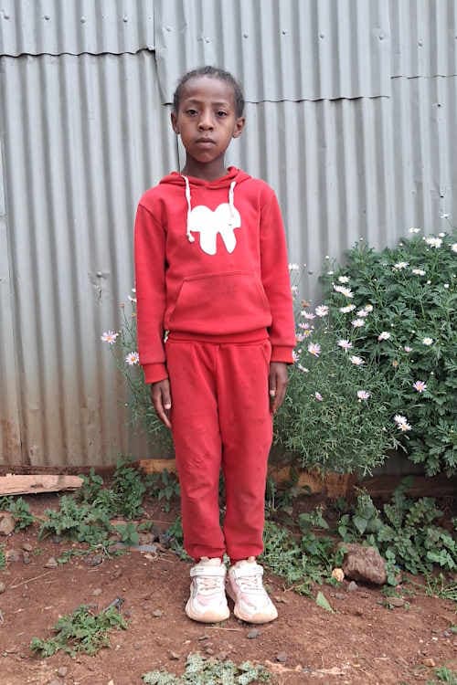 An unsponsored girl named Netsanet from Ethiopia who lives in an AIDS-affected area, is vulnerable to exploitation and has waited 593 days for a sponsor.